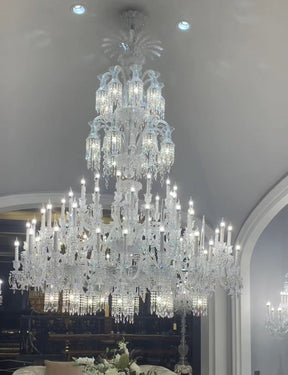 Luxury Large Multi Candles Chandelier Islam Crystal Ceiling Lighting Fixture For Living Room/ Hall Decoration