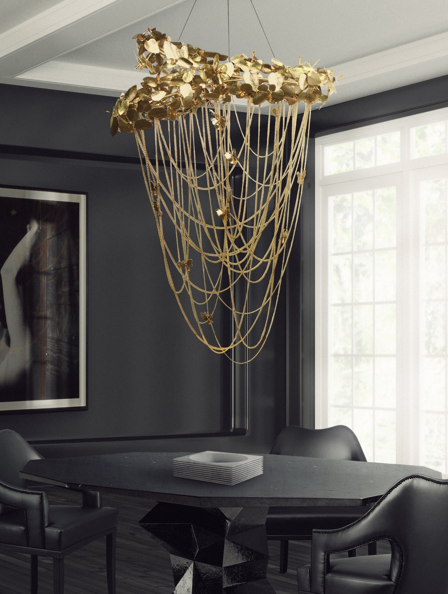 Luxury Leocadia 11 Light Crystal Modern Chandelier