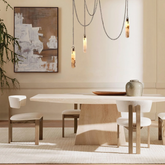 Luxury Modern Alabaster Flint 5 Light LED Multi-Drop Pendant