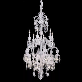 Luxury Royal Large Multi-layers Candle Crystal Chandelier  For Living Room/Hall Decoration