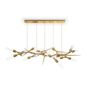 Luxury Shard 24-Light Crystal Modern Chandelier