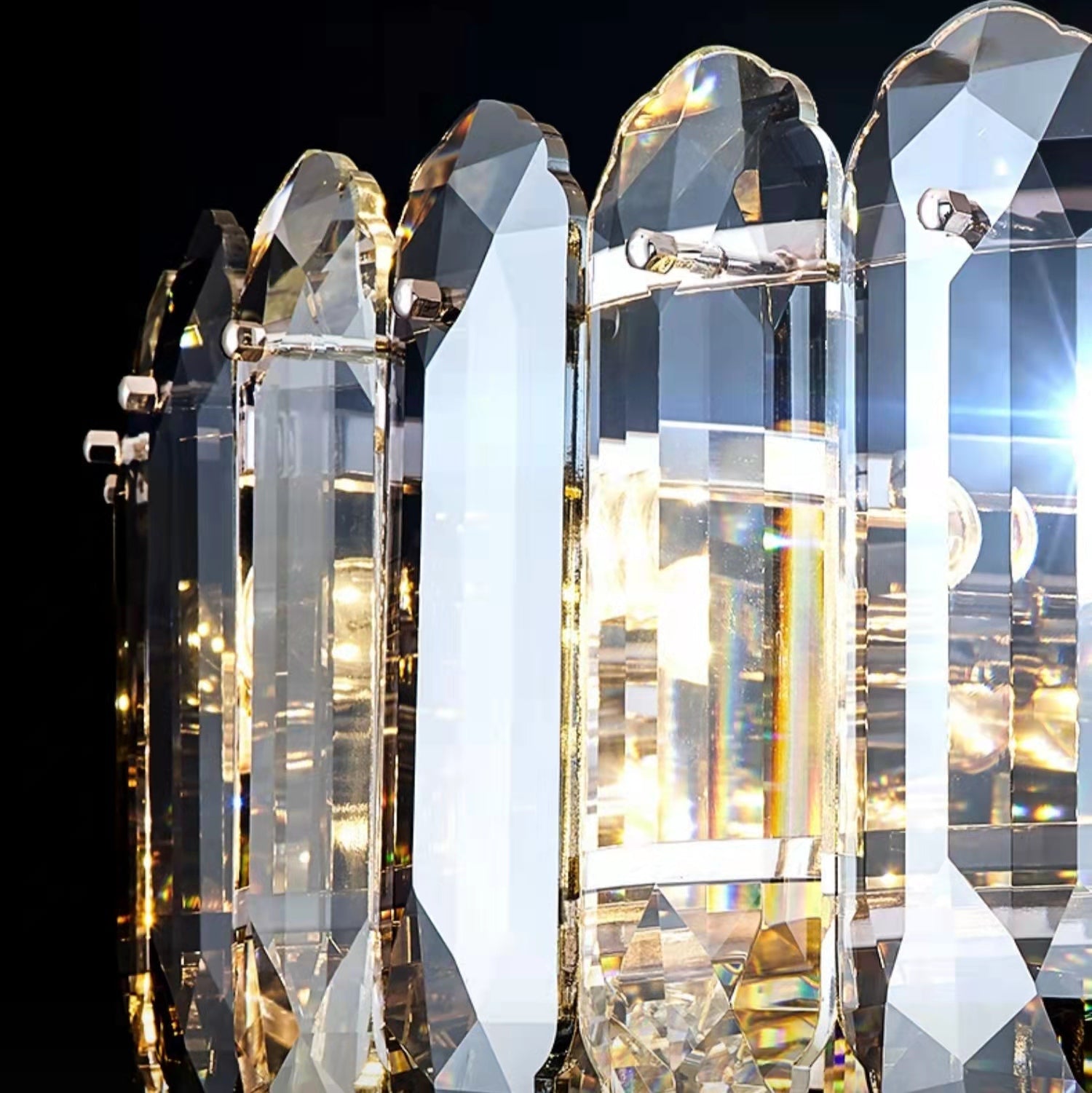 Luxury Smoke Gray  K9 Crystal Chandeliers for Dining Room/Living Room