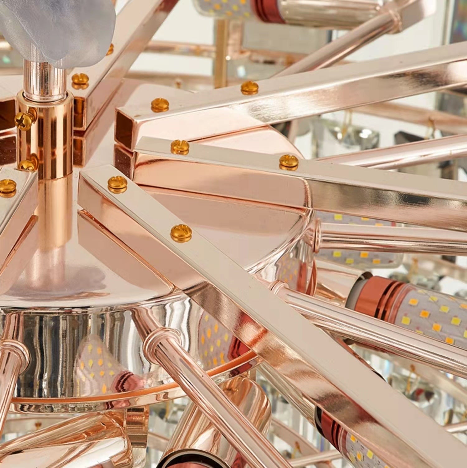 Luxury Smoke Gray  K9 Crystal Chandeliers for Dining Room/Living Room