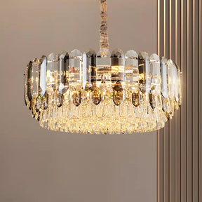 Luxury Smoke Gray  K9 Crystal Chandeliers for Dining Room/Living Room