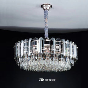 Luxury Smoke Gray  K9 Crystal Chandeliers for Dining Room/Living Room