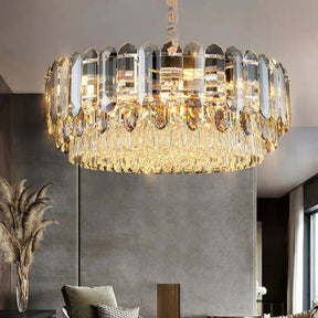 Luxury Smoke Gray  K9 Crystal Chandeliers for Dining Room/Living Room