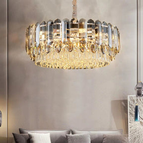 Luxury Smoke Gray  K9 Crystal Chandeliers for Dining Room/Living Room