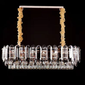 Luxury Smoke Gray  K9 Crystal Chandeliers for Dining Room/Living Room