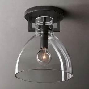 Machini Glass Cloche Flushmount 10''