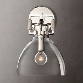 Machini Glass Cloche Sconce 8''