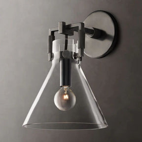 Machini Glass Funnel Wall Sconce