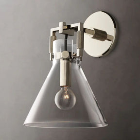 Machini Glass Funnel Wall Sconce