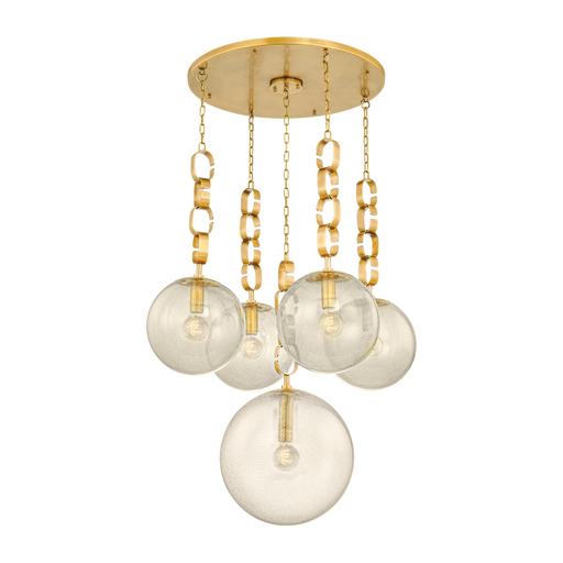 Madison Round Modern Designer Glass Chandelier