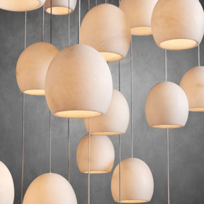 Maeva Round Alabaster Chandelier 13'' 21'' 36''