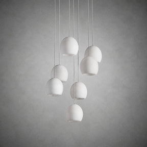 Maeva Round Alabaster Chandelier 13'' 21'' 36''