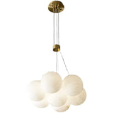 Mancy Modern Creative Alabaster Ball Chandelier