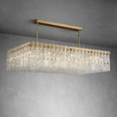 Melody K9 Crystal Rectangular Chandelir for Dining Room