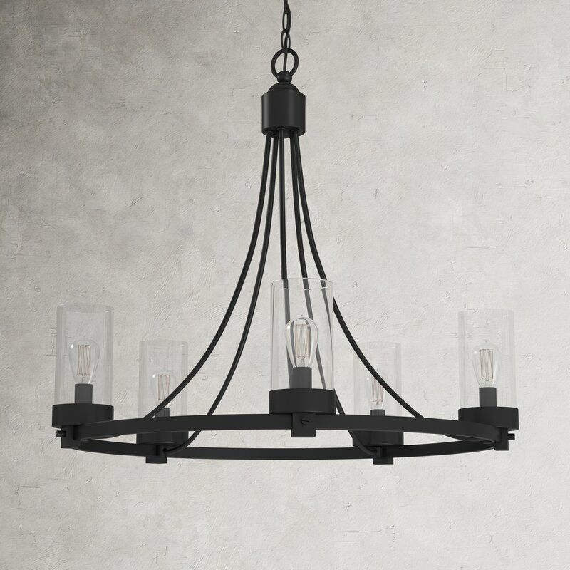 Black 5 Lights Birch Lane Chandelier
