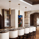 Matthie Pendant – Elegant Brass Finish Pendant Light