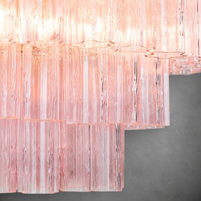 reviso Murano Fluted Glass Chandelier 28″