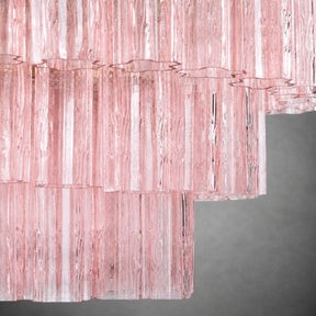 reviso Murano Fluted Glass Chandelier 28″