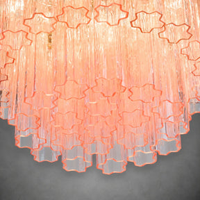 reviso Murano Fluted Glass Chandelier 28″