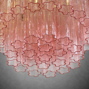reviso Murano Fluted Glass Chandelier 28″