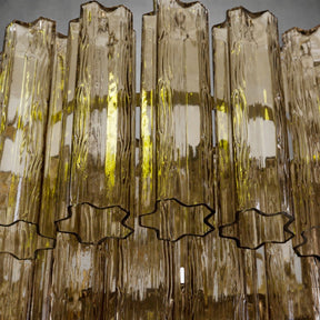 reviso Murano Fluted Glass Chandelier 28″