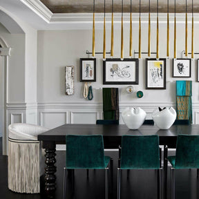 Melinda Metal Retangular Chandelier, Contemporary Lighting Fixture