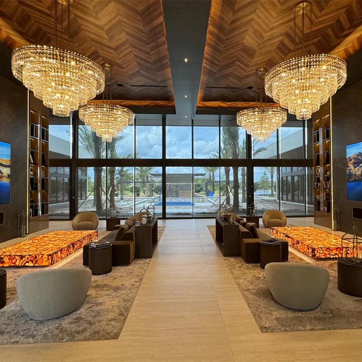 Melody K9 Crystal Tiered Round Chandelir for Living Room Bedroom, Kitchen Island