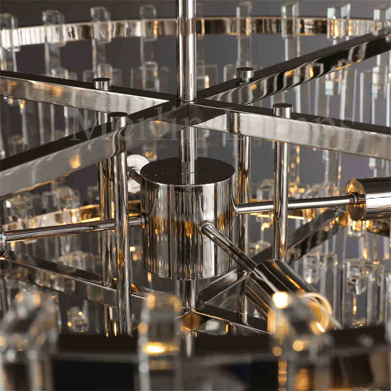 Melody K9 Crystal Rectangular Chandelir for Dining Room Kitchen Island