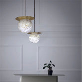Merlin Boris Spanish Alabaster Bedside Pendant