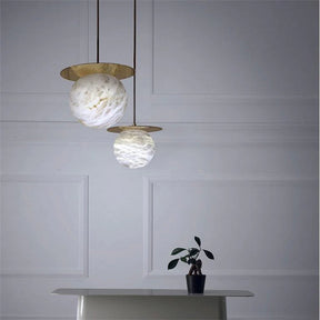 Merlin Boris Spanish Alabaster Bedside Pendant