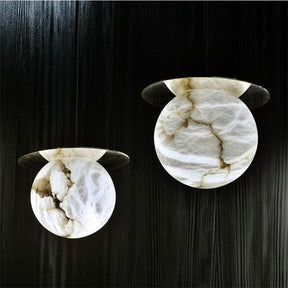 Merlin Boris Spanish Alabaster Bedside Pendant