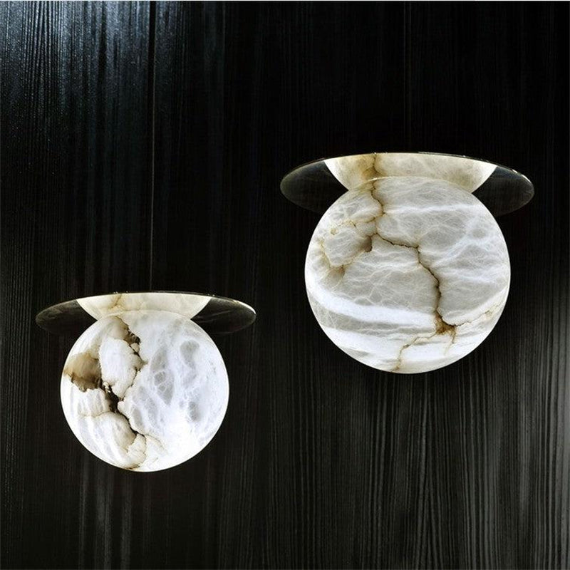 Merlin Boris Spanish Alabaster Bedside Pendant