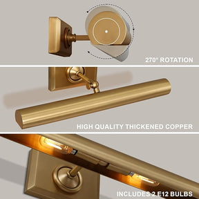 Merlin Brass Picture Light