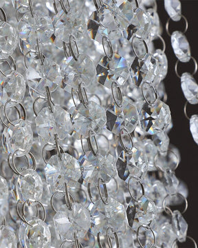 Merlin Cascading Crystal Foyer Chandelier