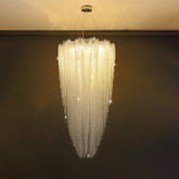 Merlin Cascading Crystal Foyer Chandelier