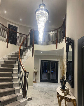 Merlin Cascading Crystal Prism Chandelier