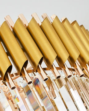 Merlin Cascading Crystal Prism Chandelier