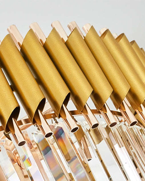 Merlin Cascading Crystal Prism Chandelier