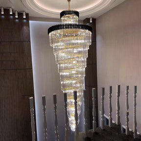 Merlin Cascading Crystal Prism Chandelier