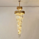 Merlin Cascading Crystal Prism Chandelier