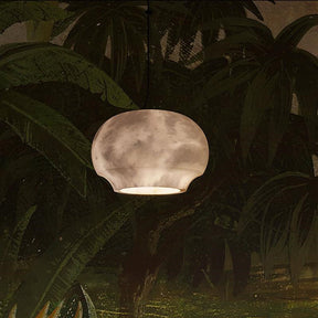 Merlin Celina Alabaster Dome Pendant Lighting Fixture, Dining Pendant Light