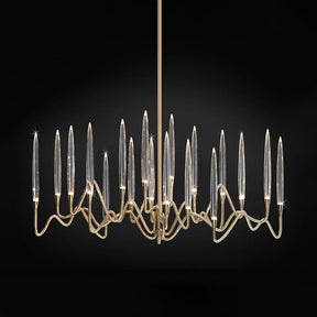 Merlin Crystal Candlestick Chandelier