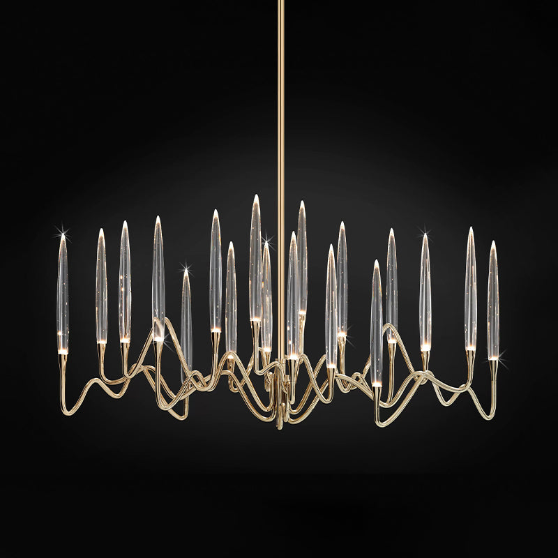 Merlin Crystal Candlestick Chandelier