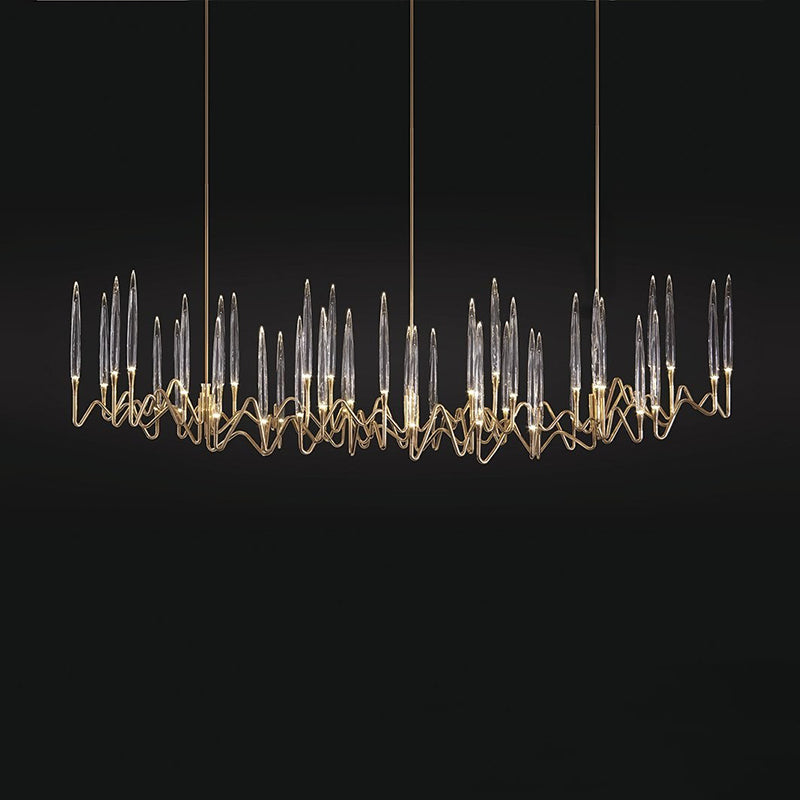 Merlin Crystal Candlestick Chandelier