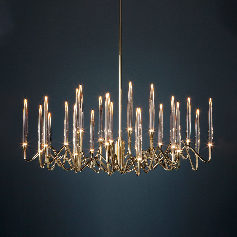 Merlin Crystal Candlestick Chandelier