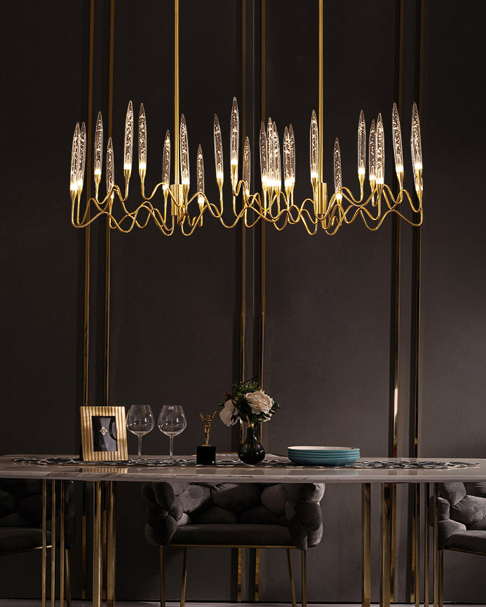 Merlin Crystal Candlestick Chandelier