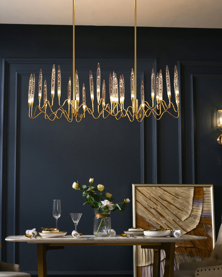 Merlin Crystal Candlestick Chandelier